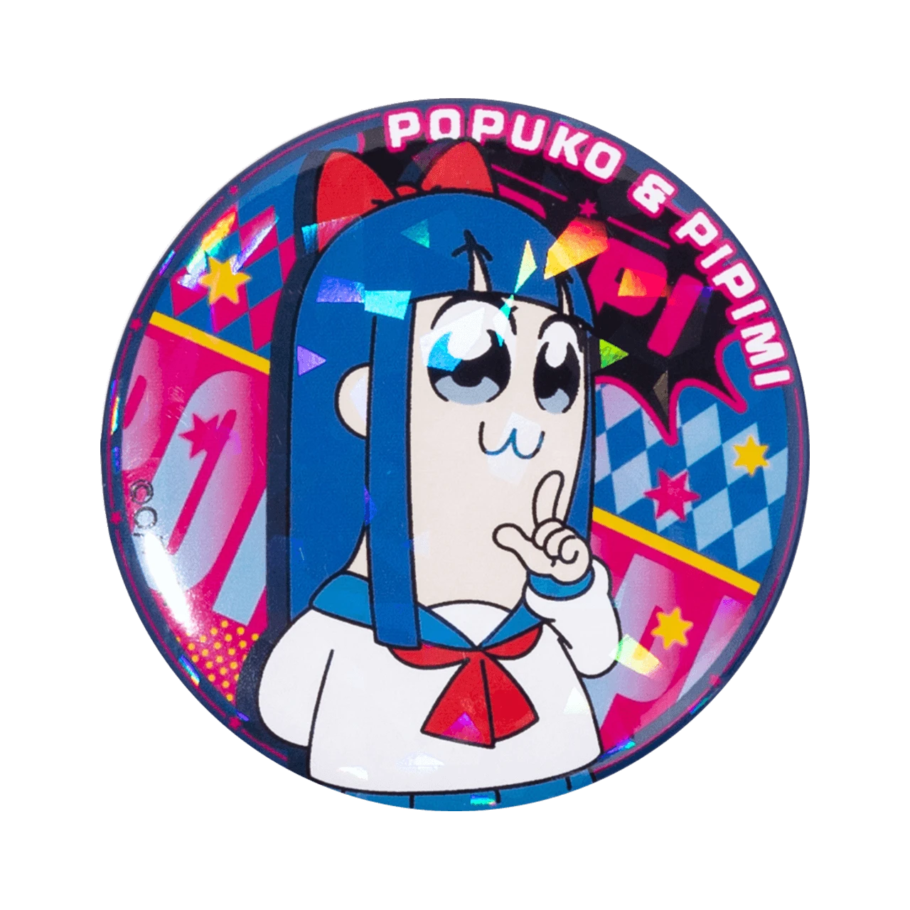 POP and PIPI Mei Daily Series Pin Badge - PIPI Mei Hand-Gun Pose - Image 2