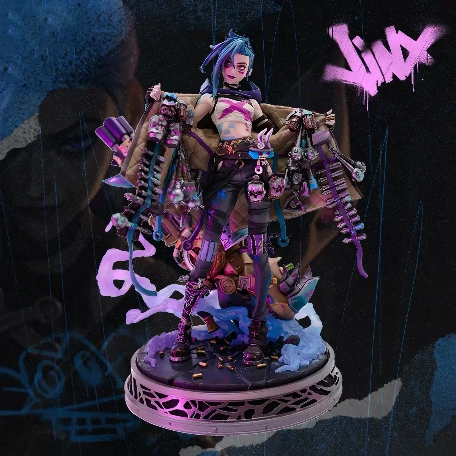 Arcane Champion Jinx 1/7 Scale Statue – Riot Games